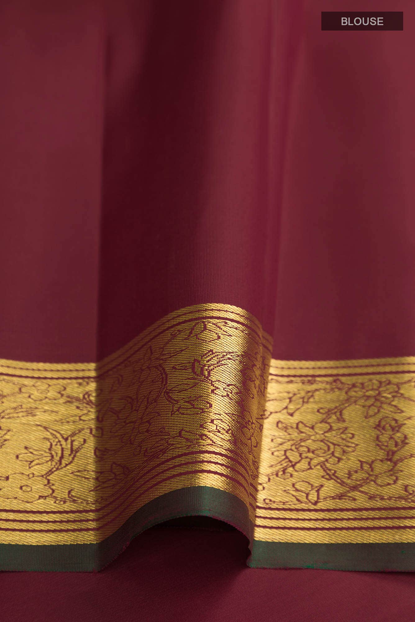 Aaditi-Maroon Kanchipuram Silk Saree