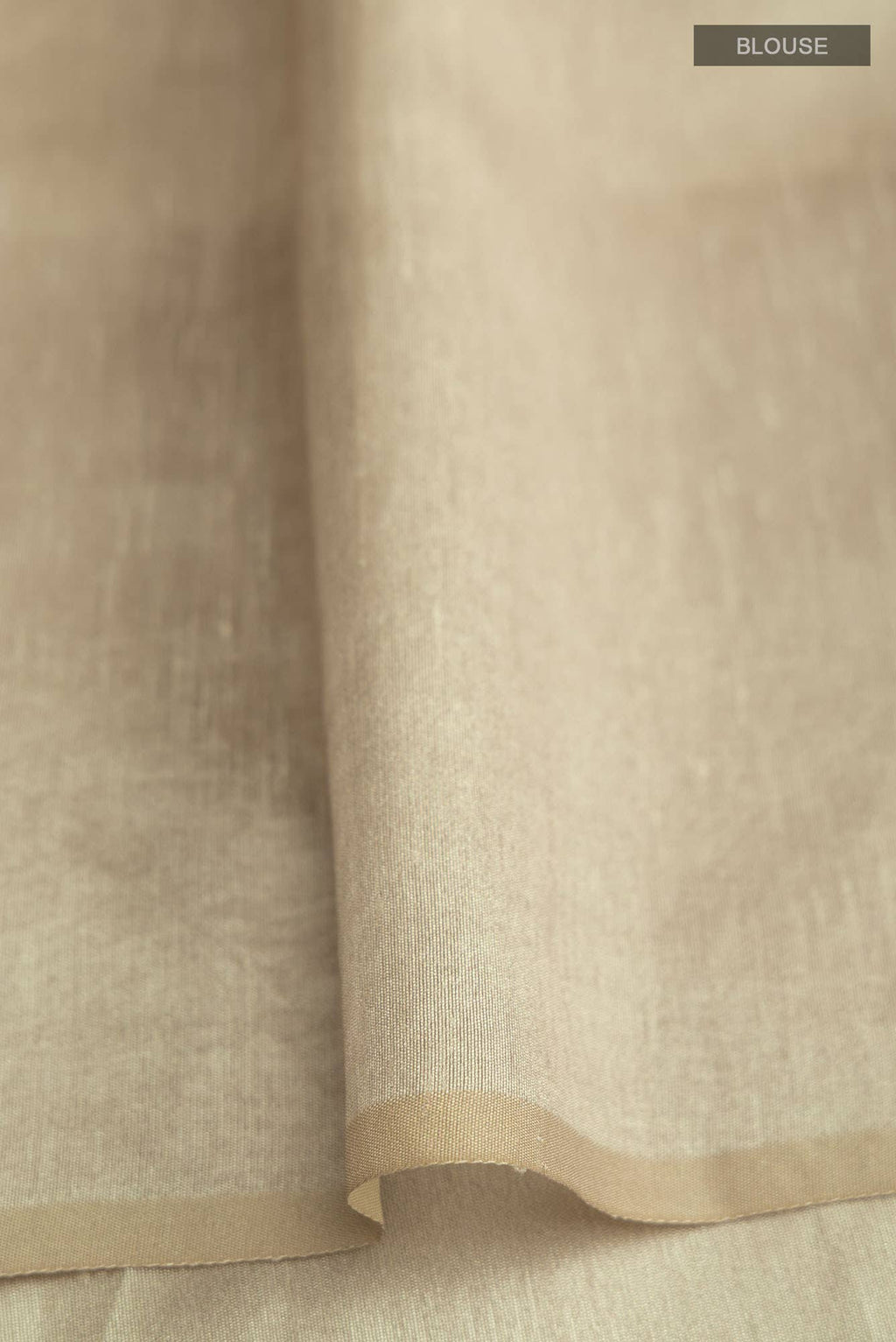 Brown Blended Tussar Silk Saree