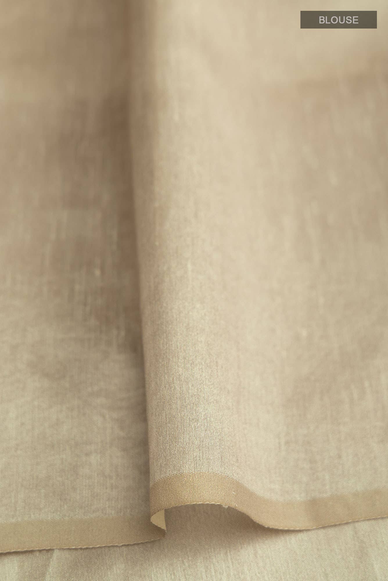 Brown Blended Tussar Silk Saree