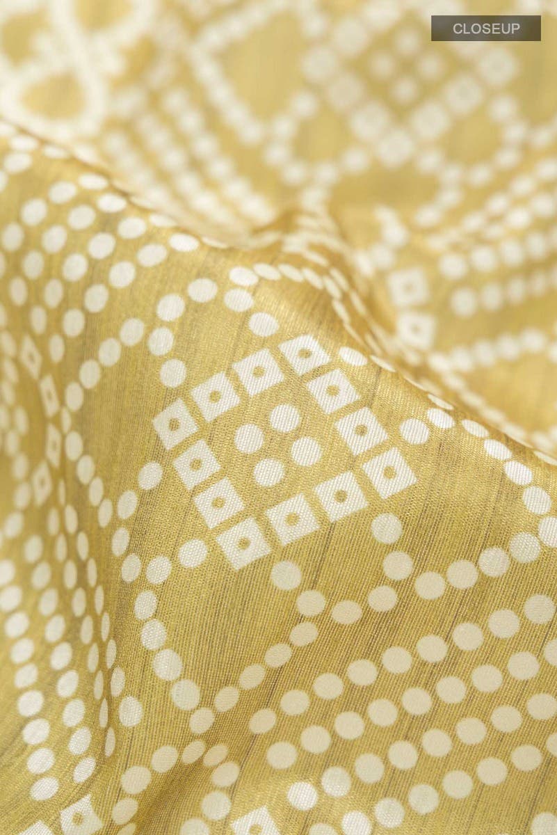 Green Blended Tussar Silk Saree