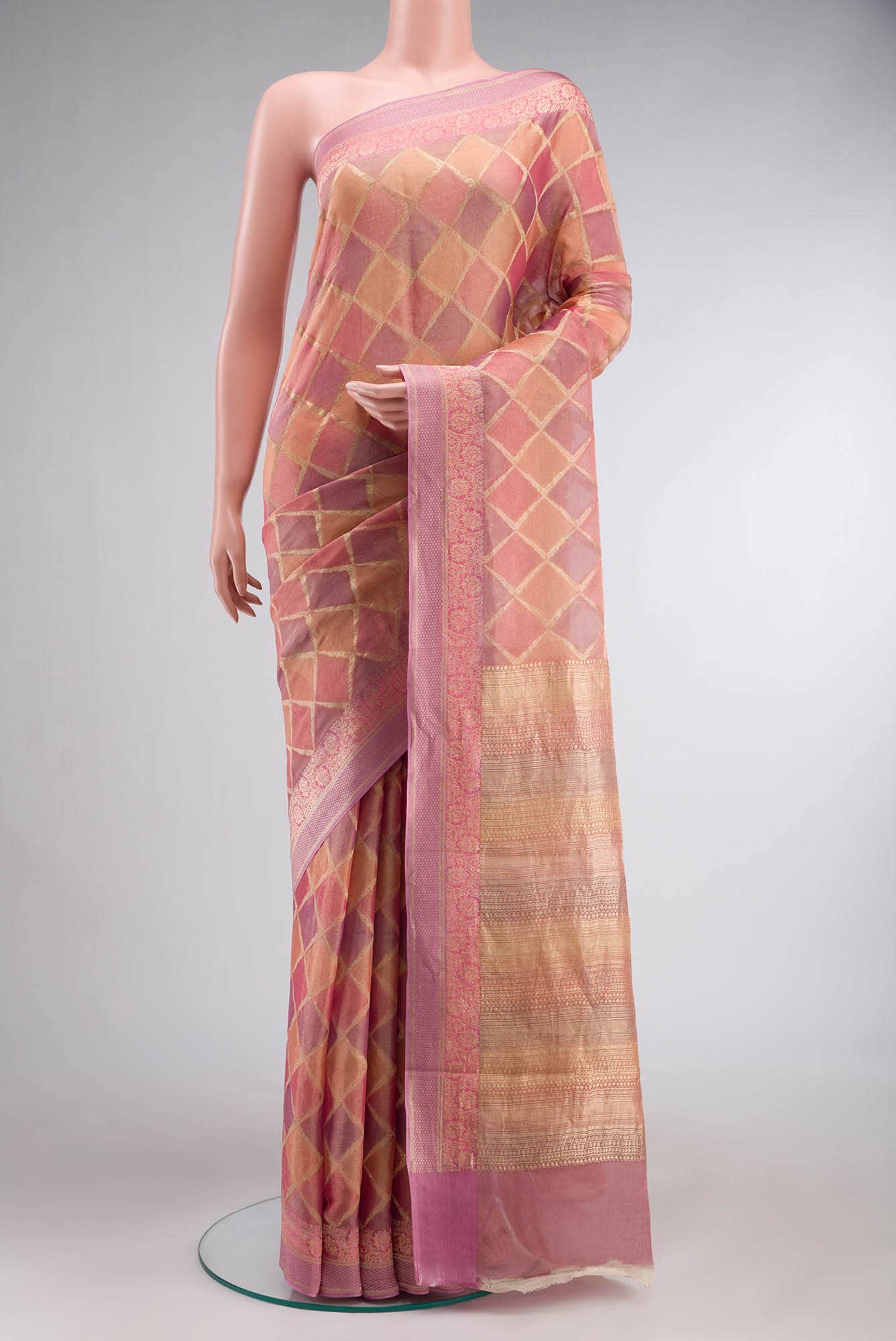 Multi Mysore Georgette Saree