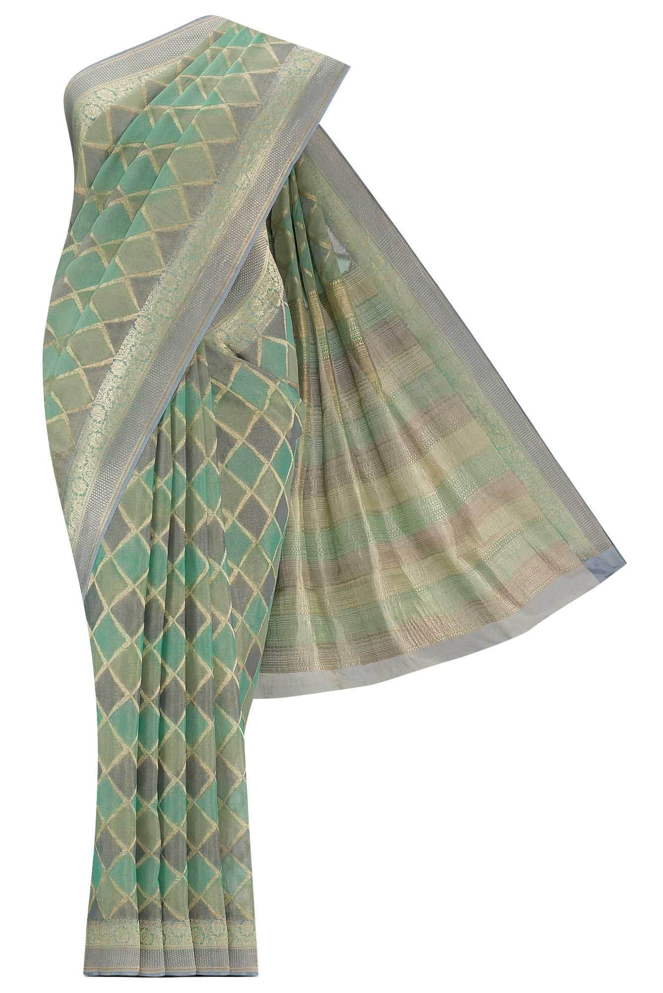 Multi Mysore Georgette Saree