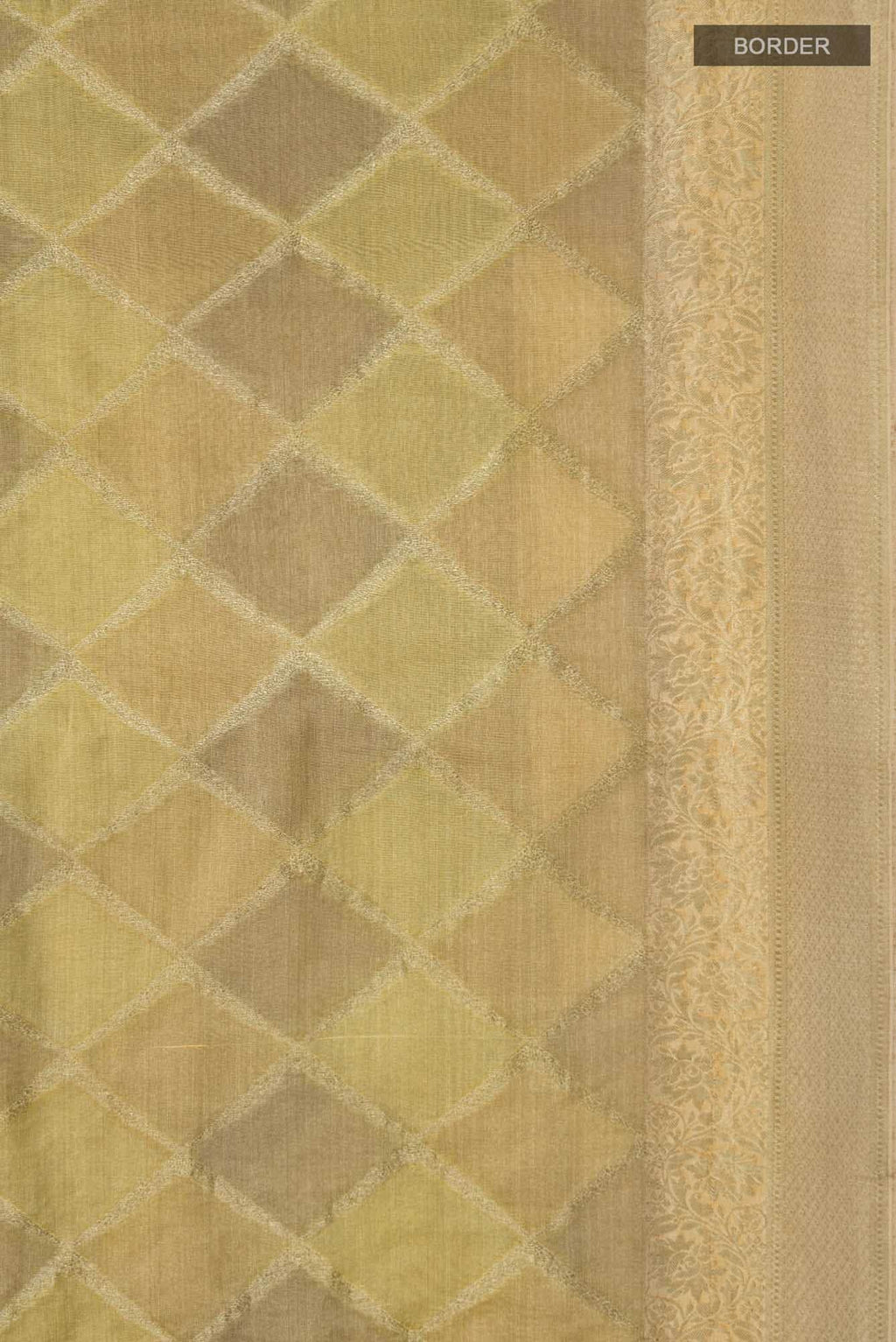 Yellow Mysore Georgette Saree