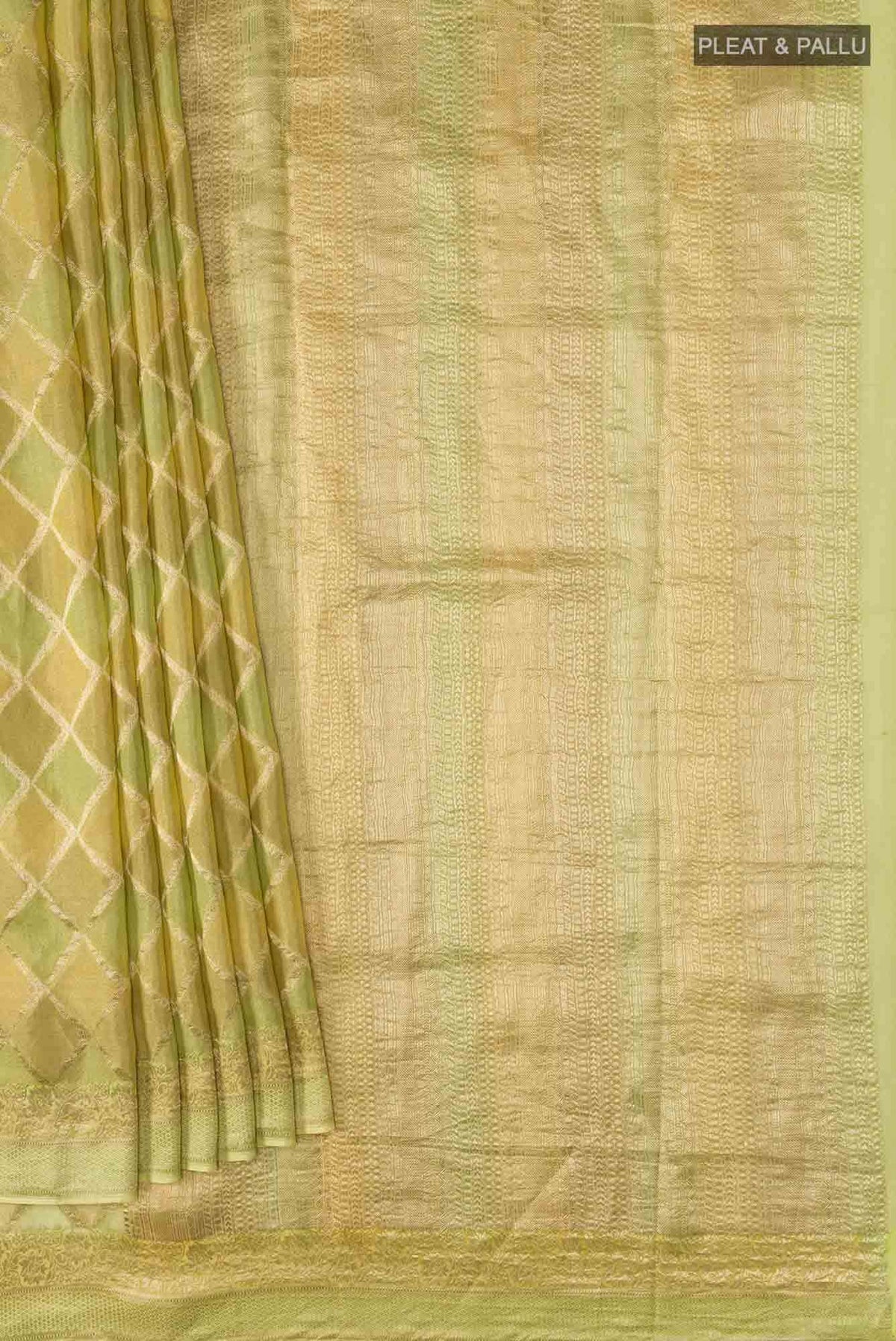 Green Mysore Georgette Saree
