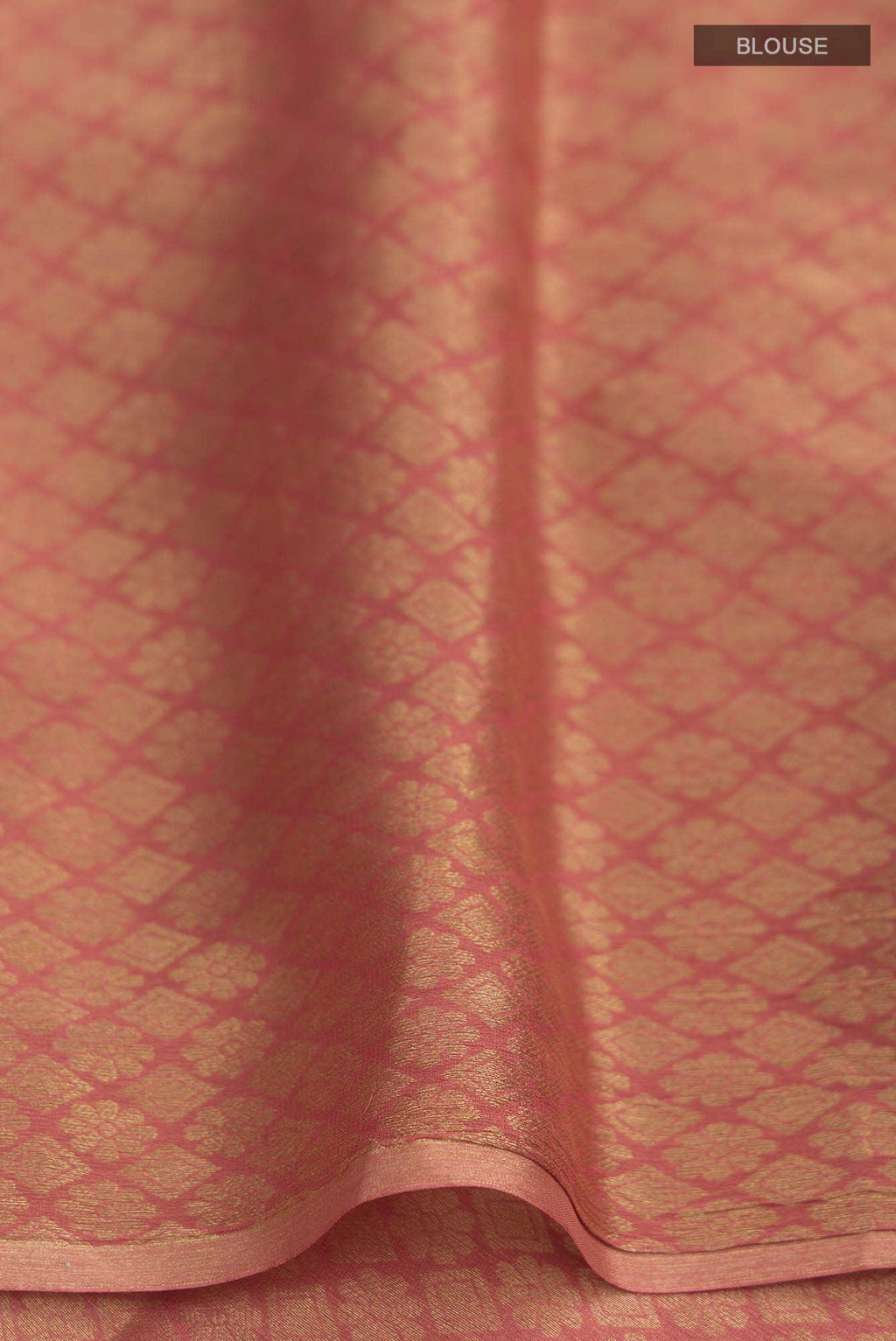 Peach Mysore Georgette Saree