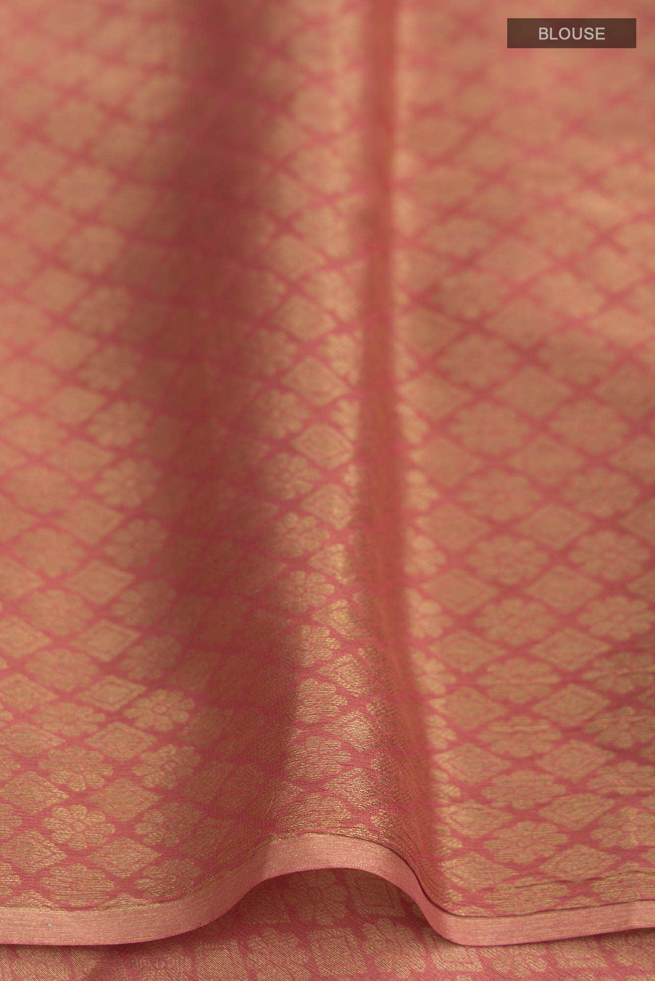 Peach Mysore Georgette Saree