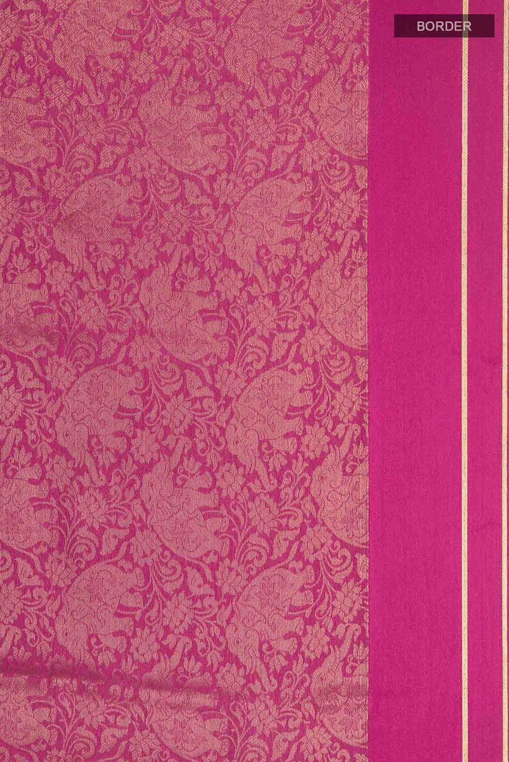 Dark Pink Mysore Georgette Saree