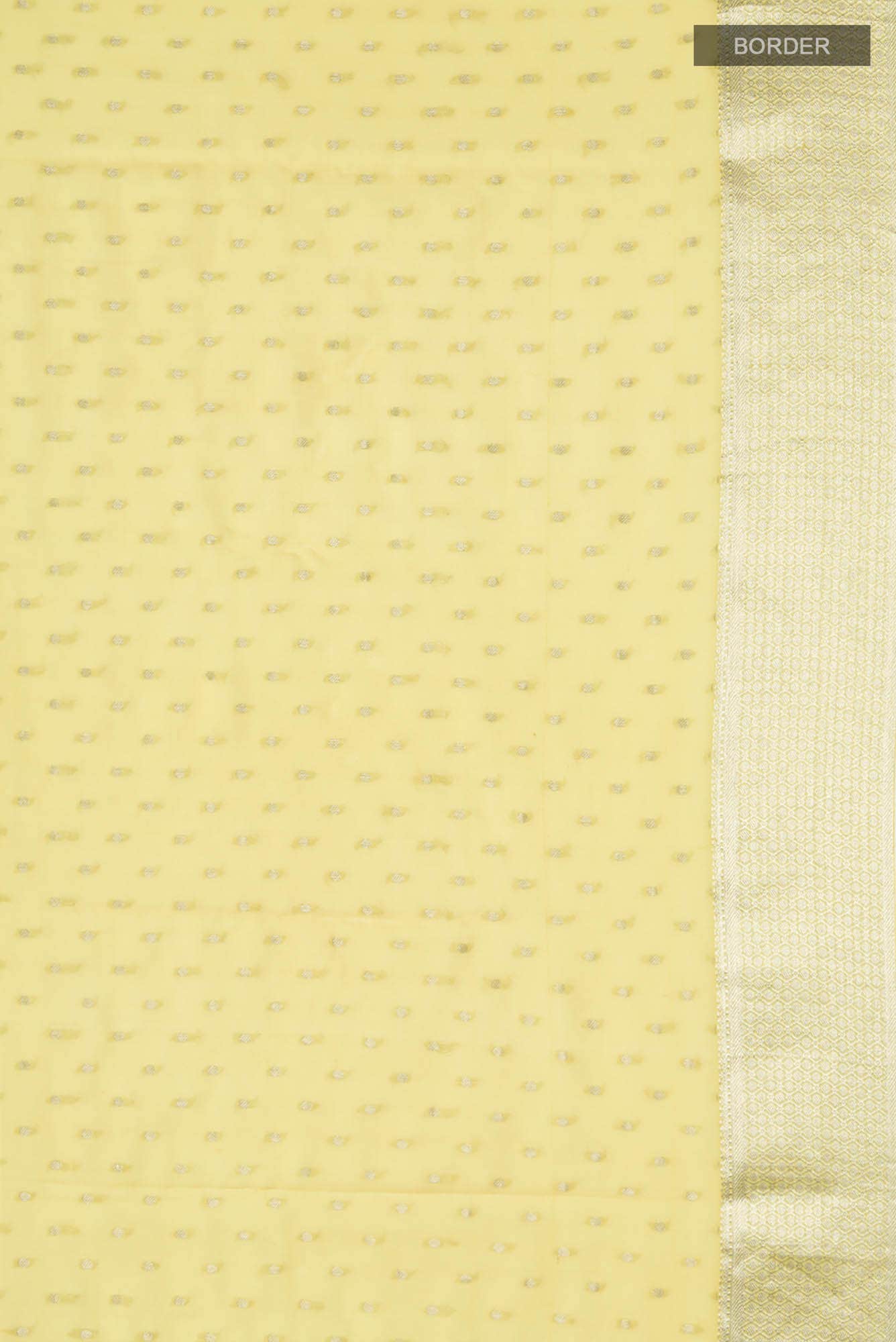 Yellow Mysore Georgette Saree