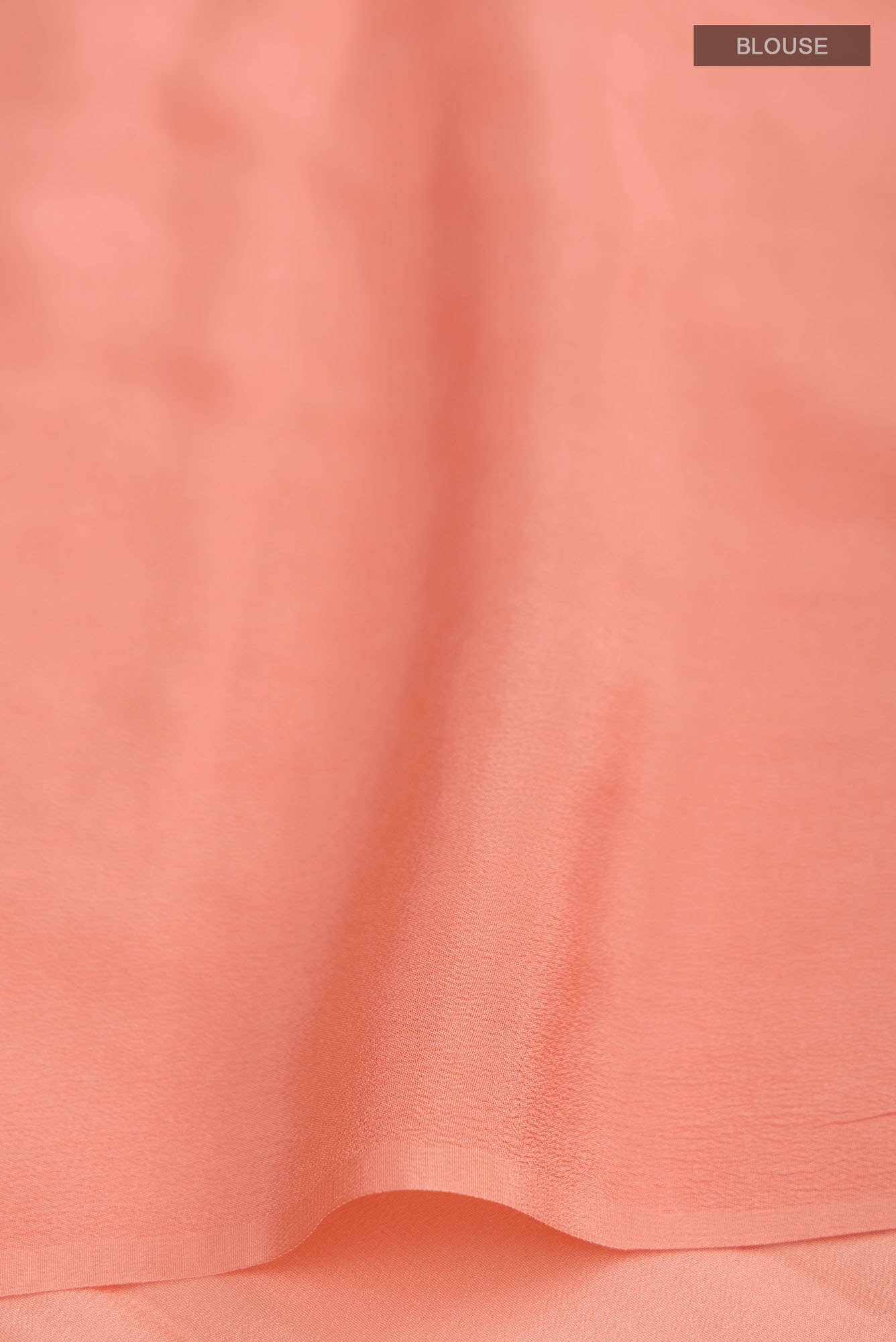 Peach Mysore Georgette Saree