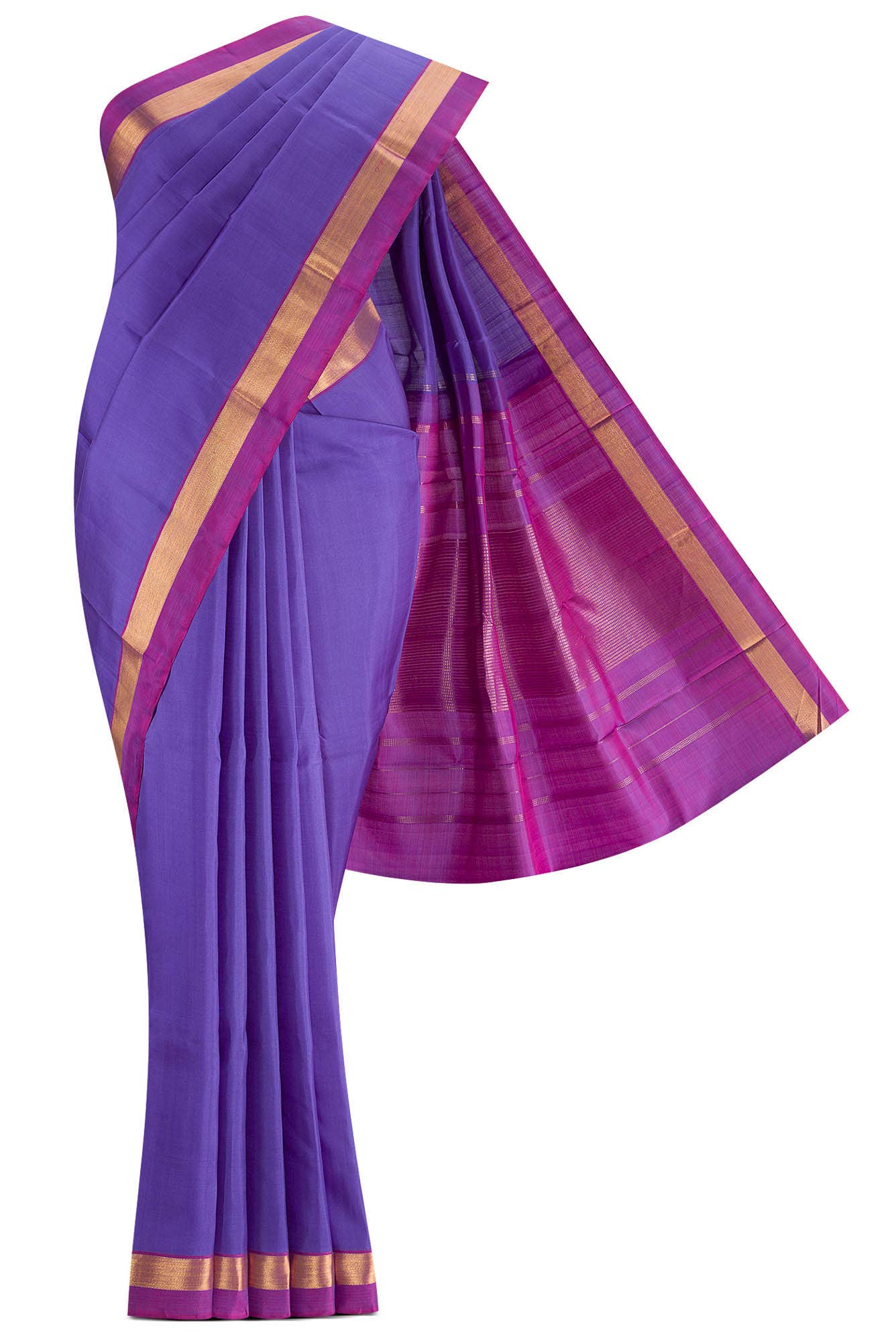 Blue Kanchipuram Silk Saree