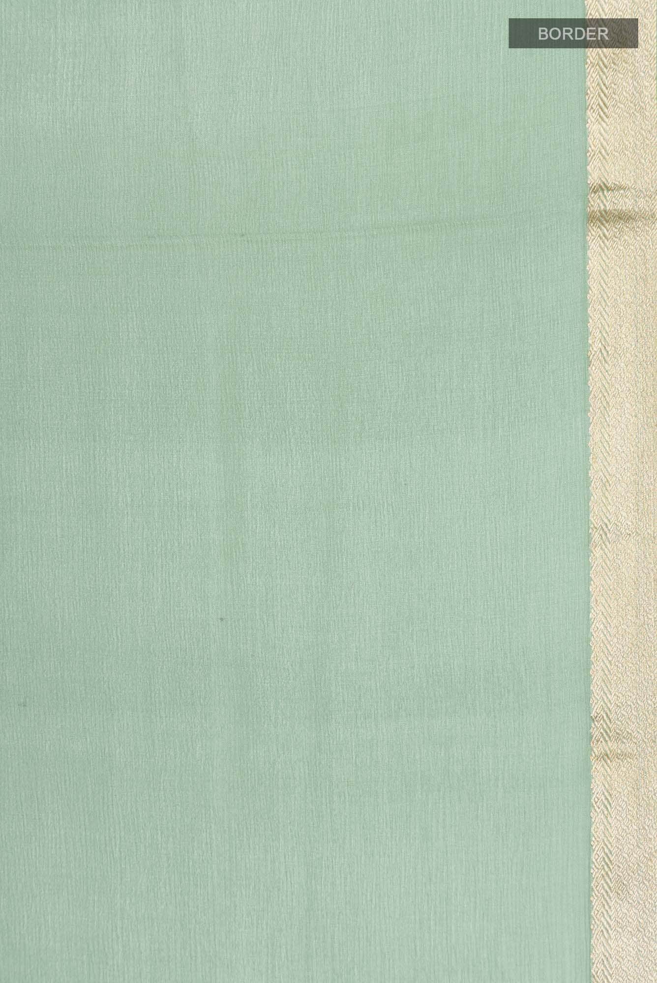 Green Mysore Chiffon Saree