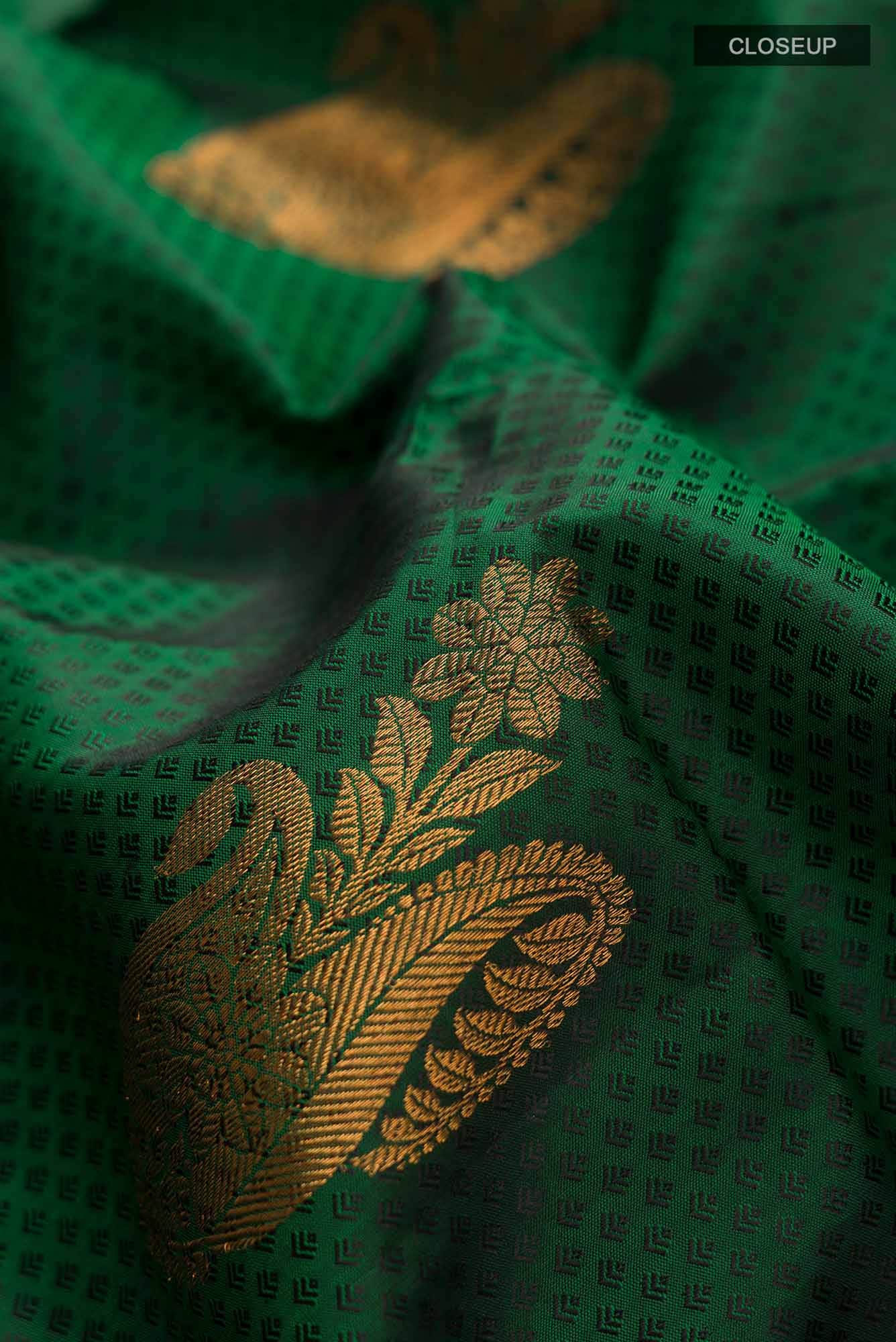 Green Kanchipuram Silk Saree