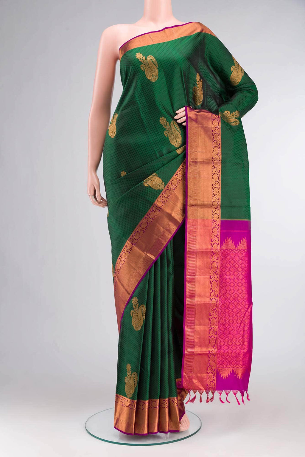 Green Kanchipuram Silk Saree