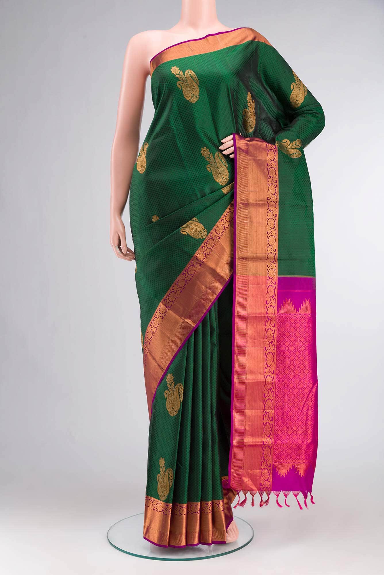 Green Kanchipuram Silk Saree