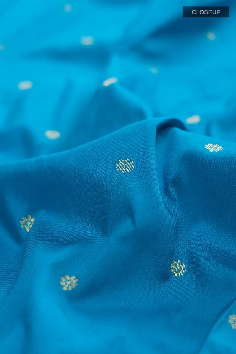 Blue Bangalore Silk Saree