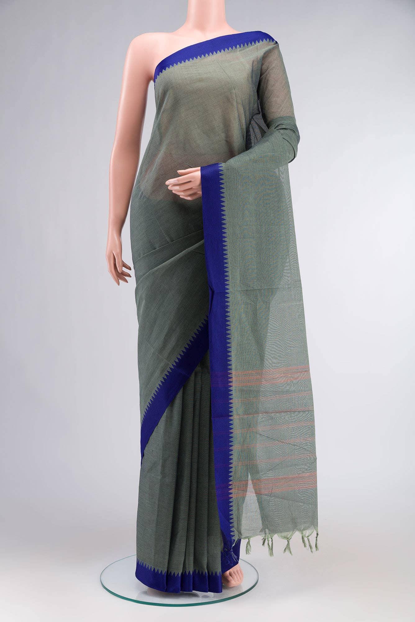 Green Chettinad Cotton Saree