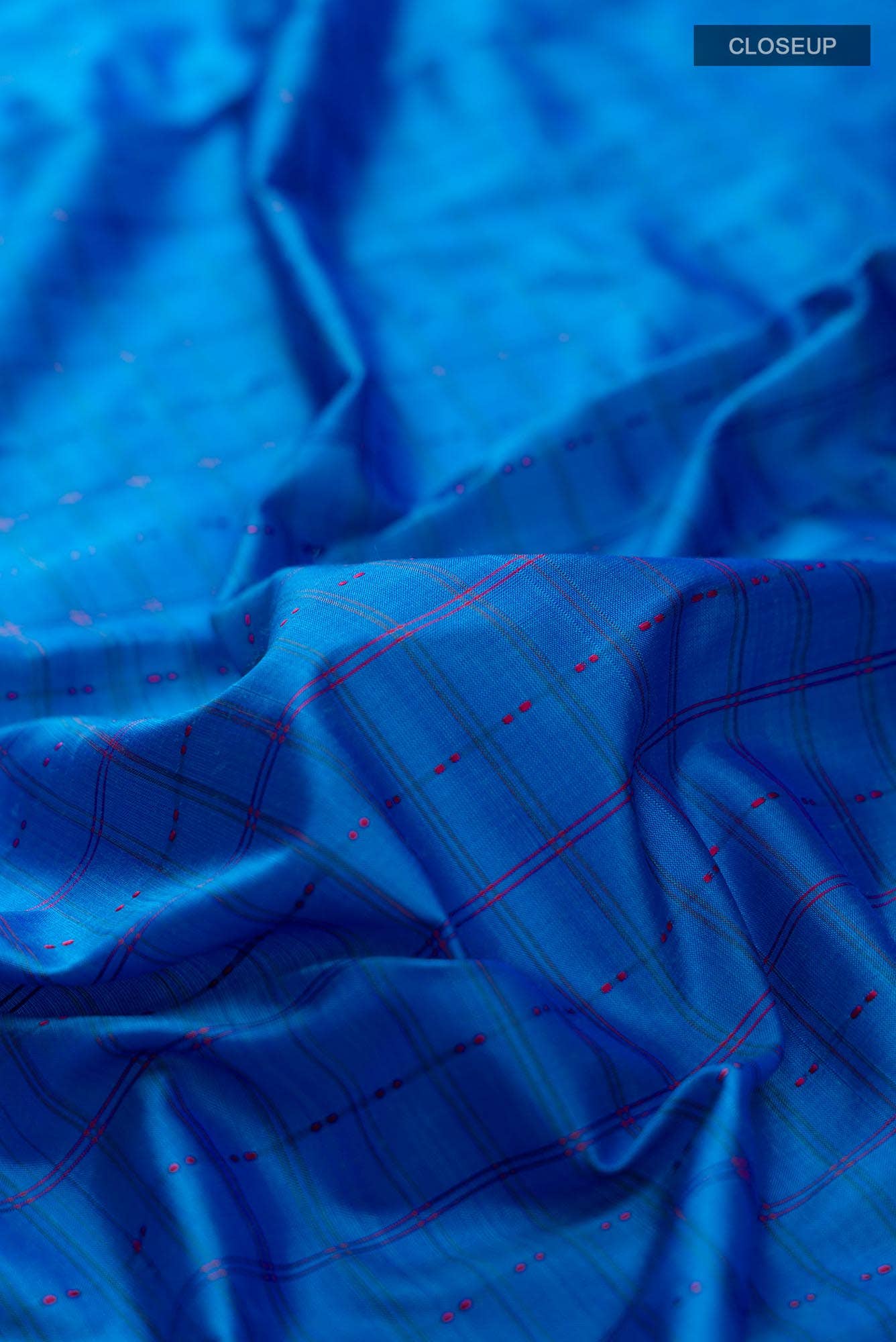 Blue Kanchipuram Silk Saree