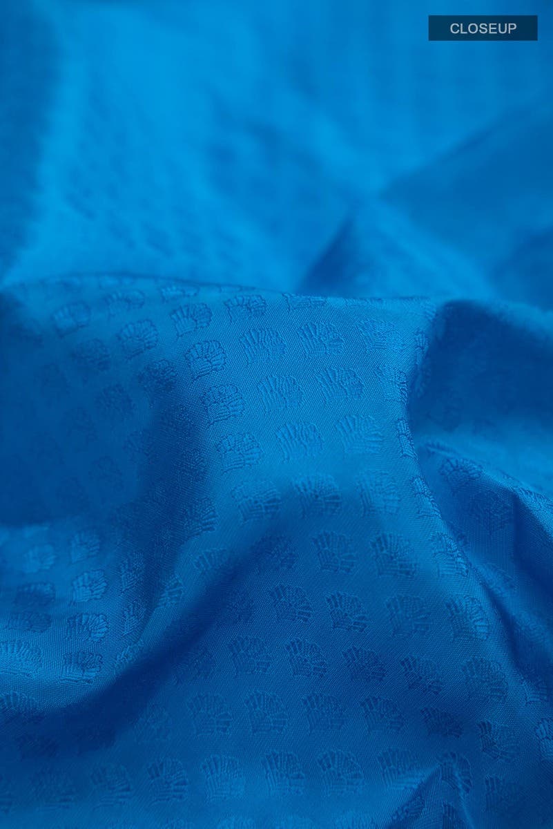 Blue Kanchipuram Silk Saree