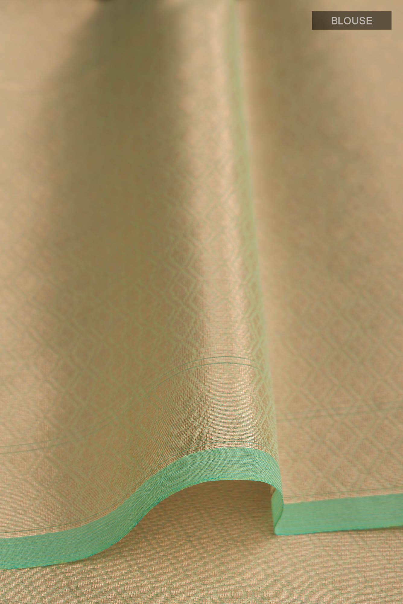 Green Blended Kota Cotton Saree