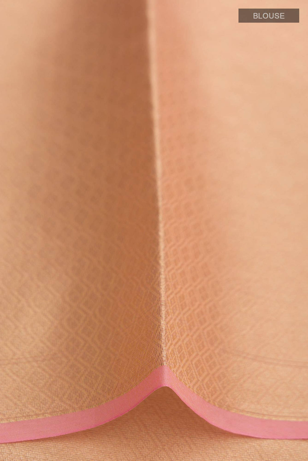 Orange Blended Kota Cotton Saree