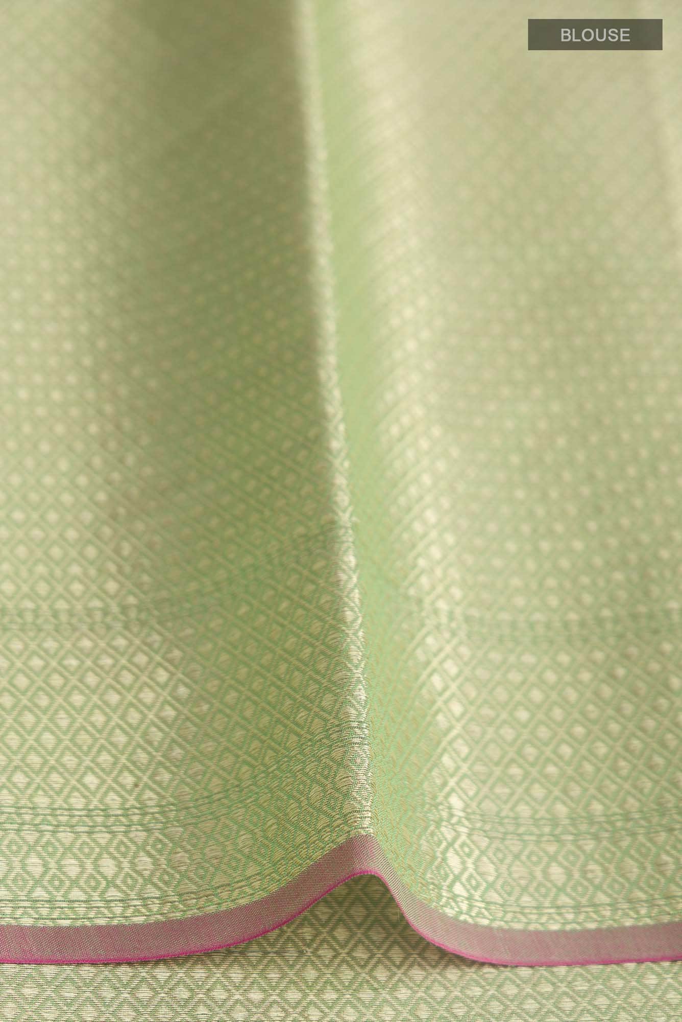 Green Banarasi Silk Cotton Saree