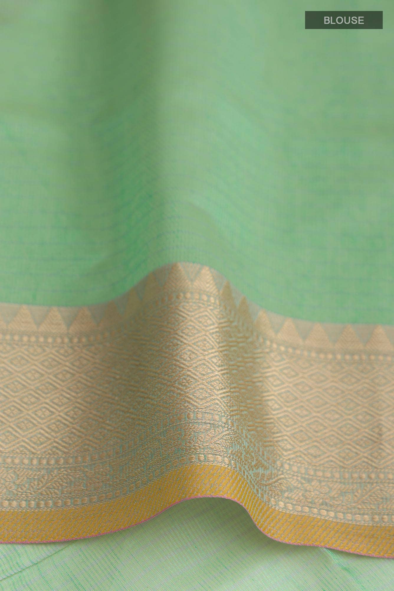 Green Kota Cotton Saree