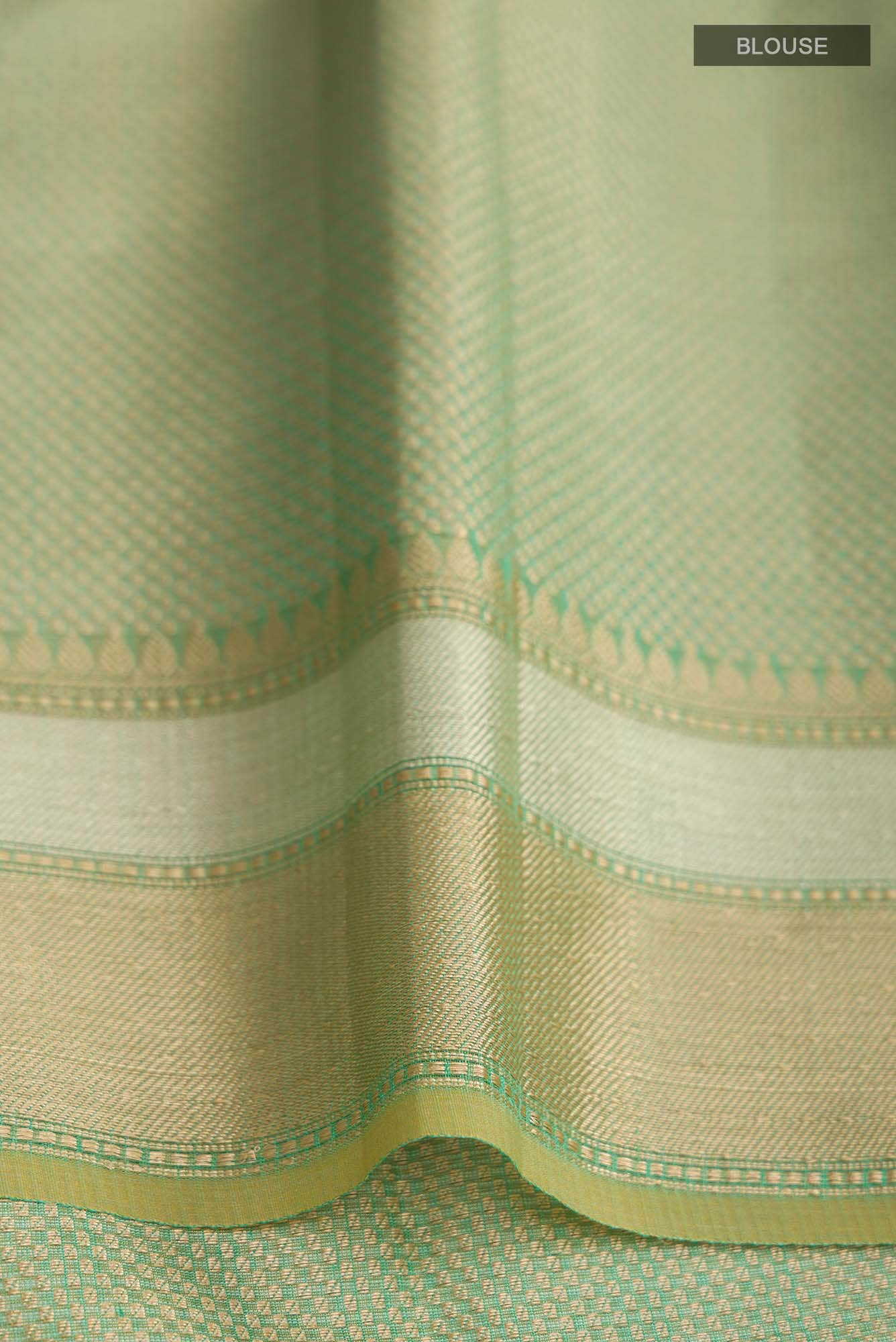 Green Kota Cotton Saree