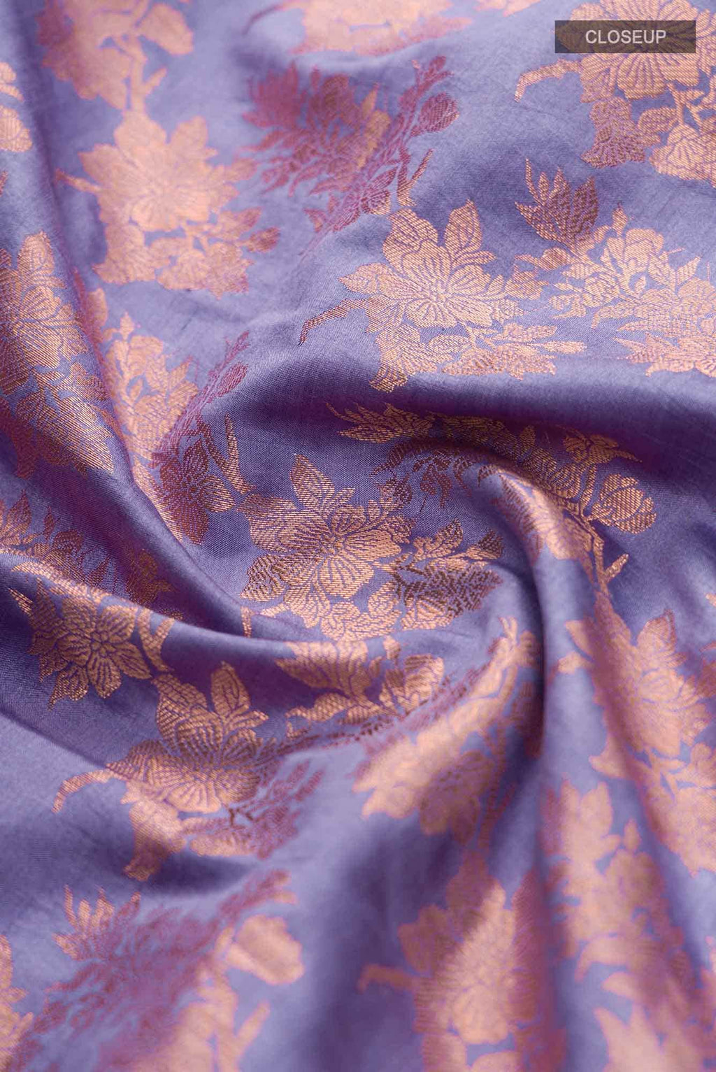 Pyari Peony- Lavender Banarasi Saree