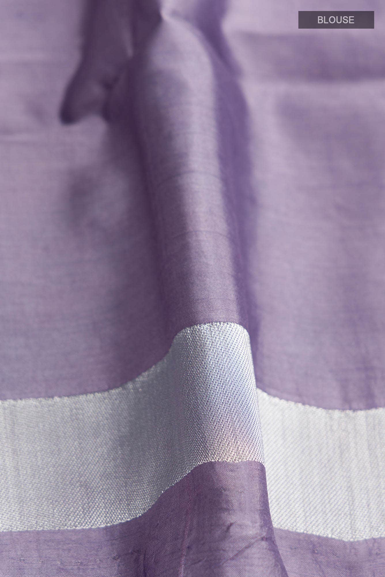Sakura Soiree- Lavender Banarasi Saree