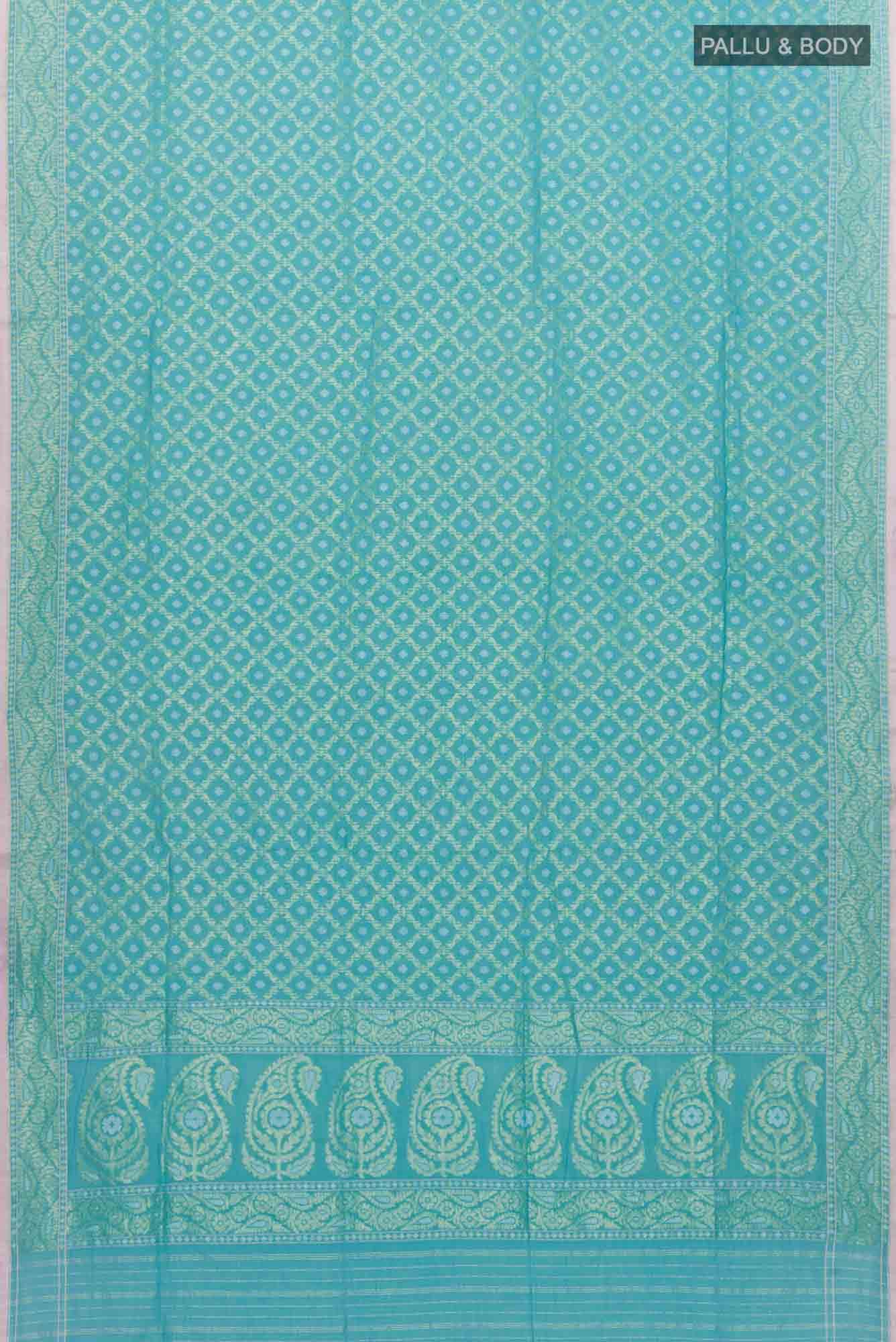 Blue Banarasi Silk Saree