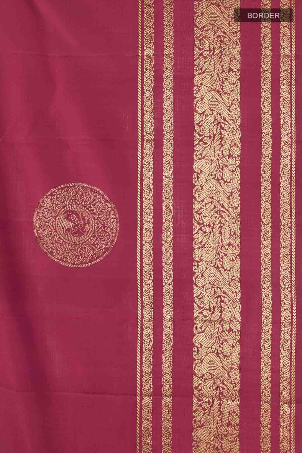 Kili-Red Kanchipuram Silk Saree
