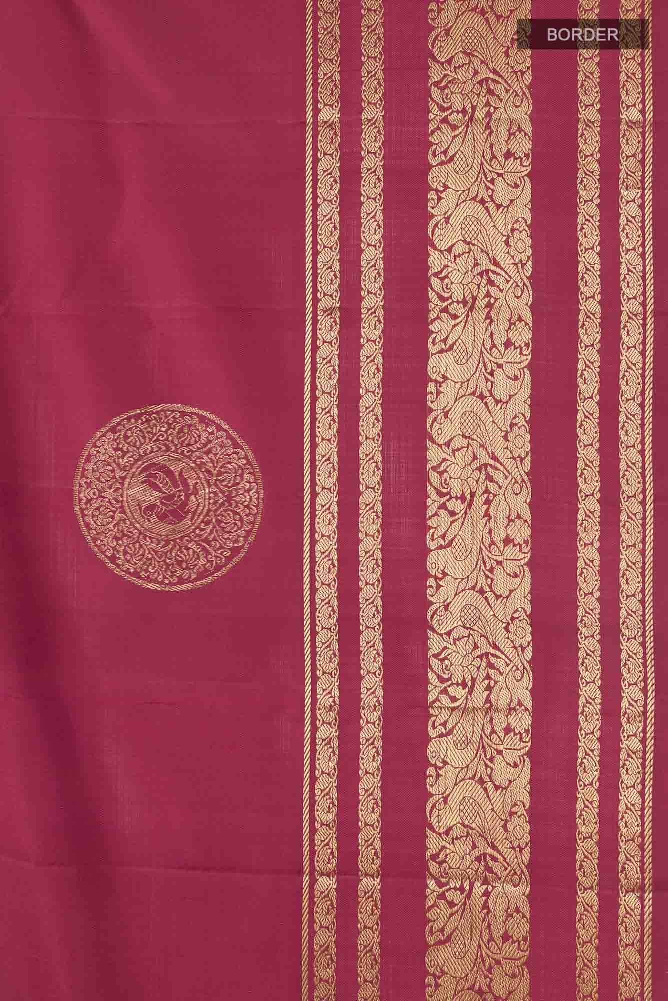 Kili-Red Kanchipuram Silk Saree