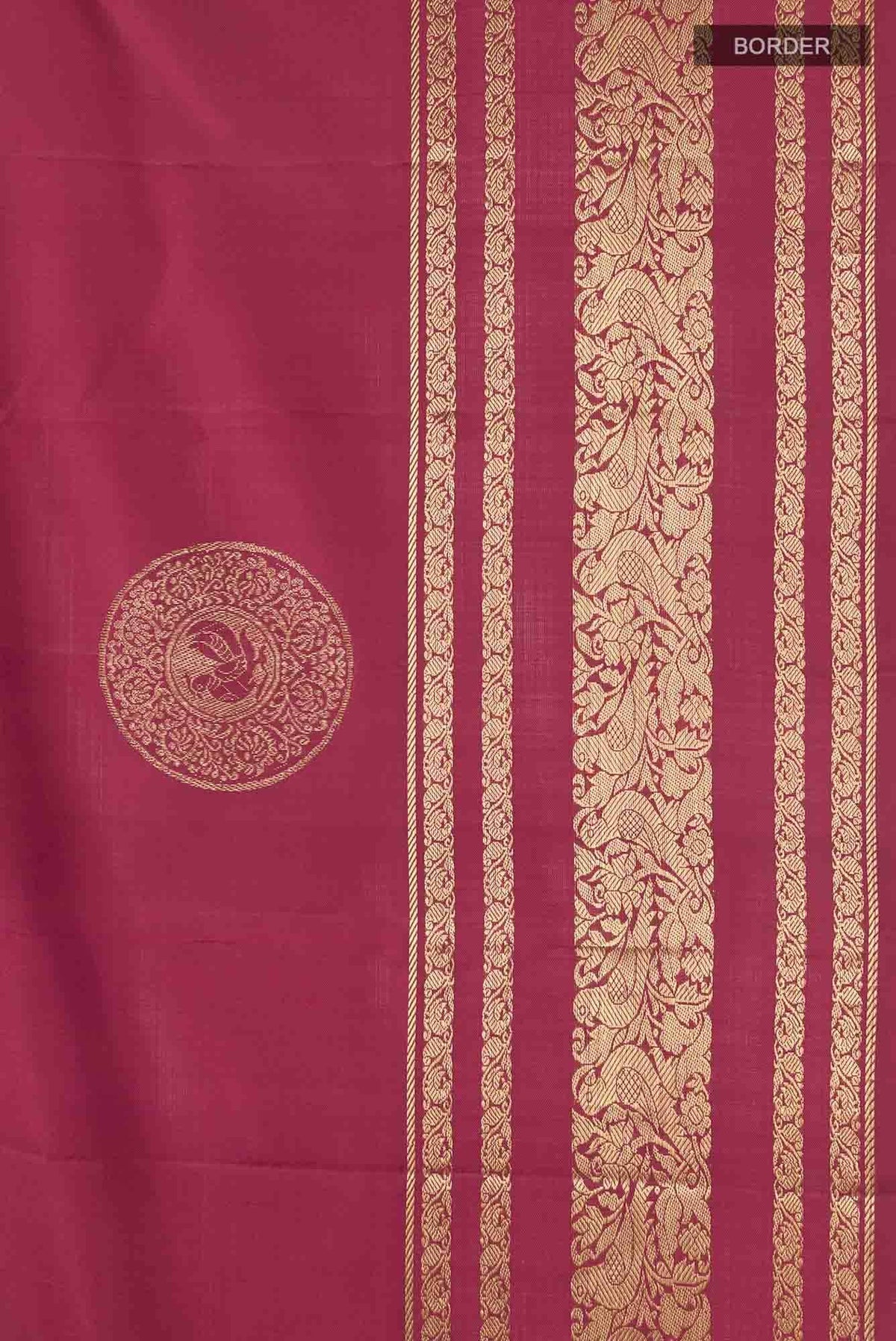 Kili-Red Kanchipuram Silk Saree