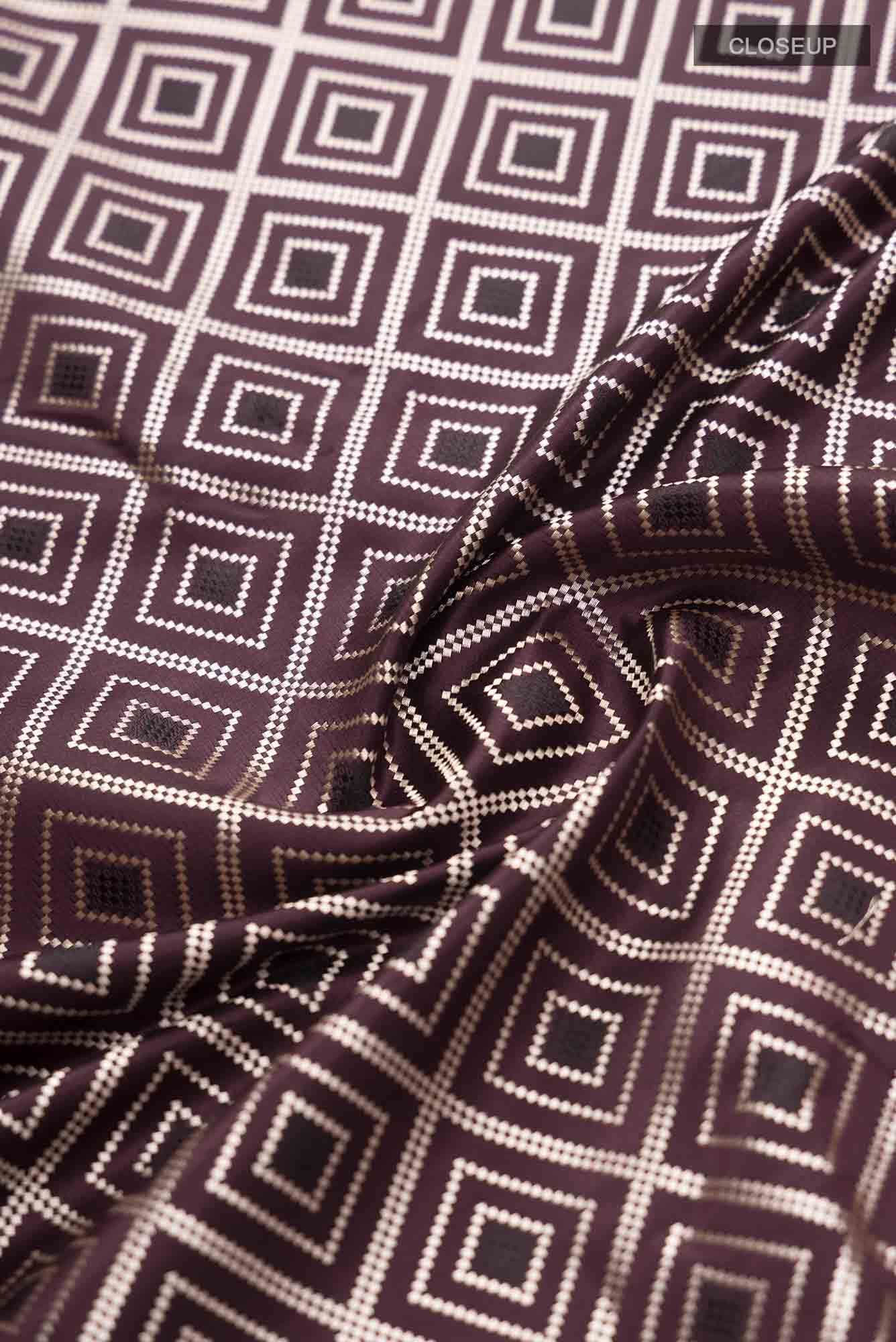 Brown Banarasi Silk Saree