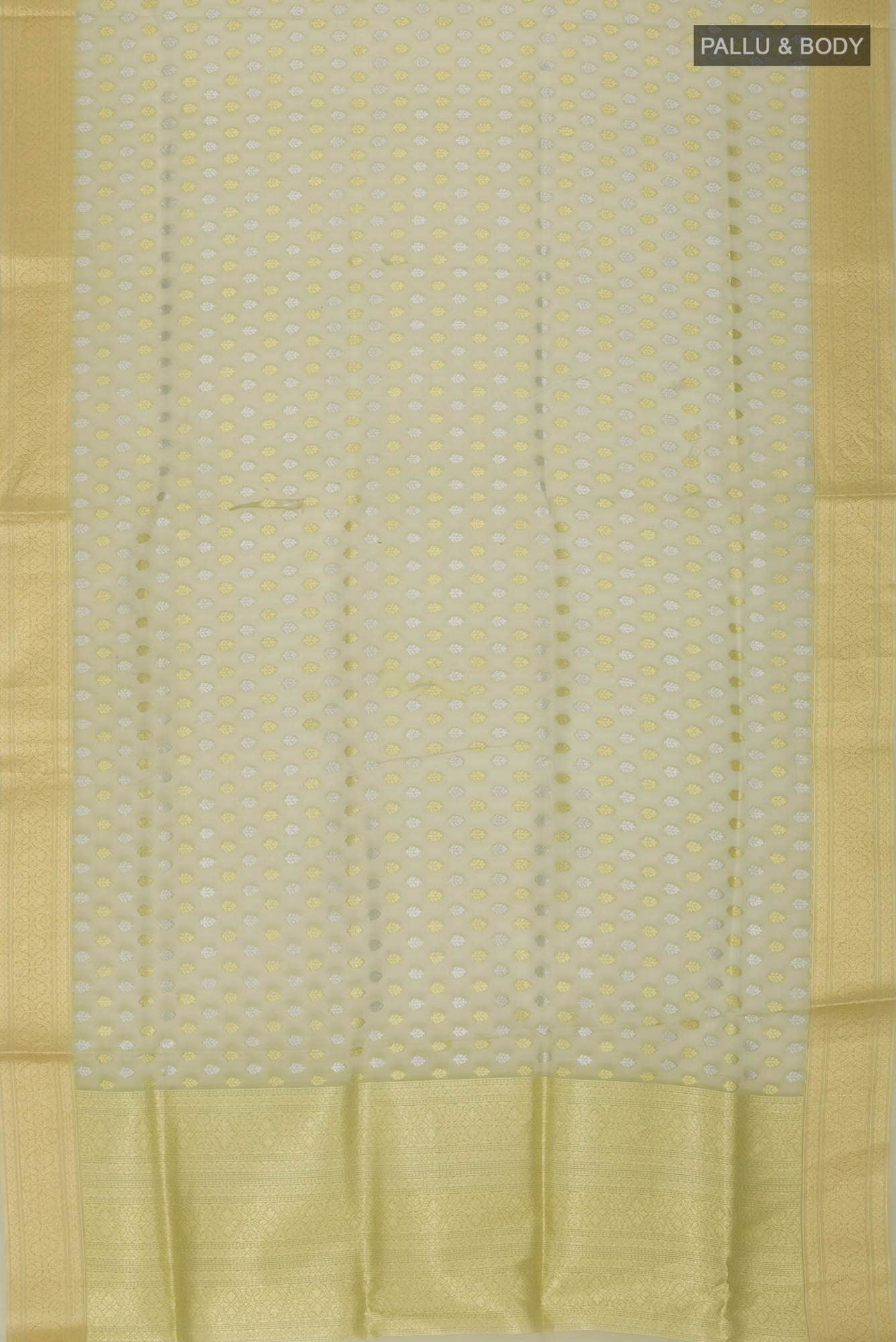 Green Blended Silk Cotton Saree