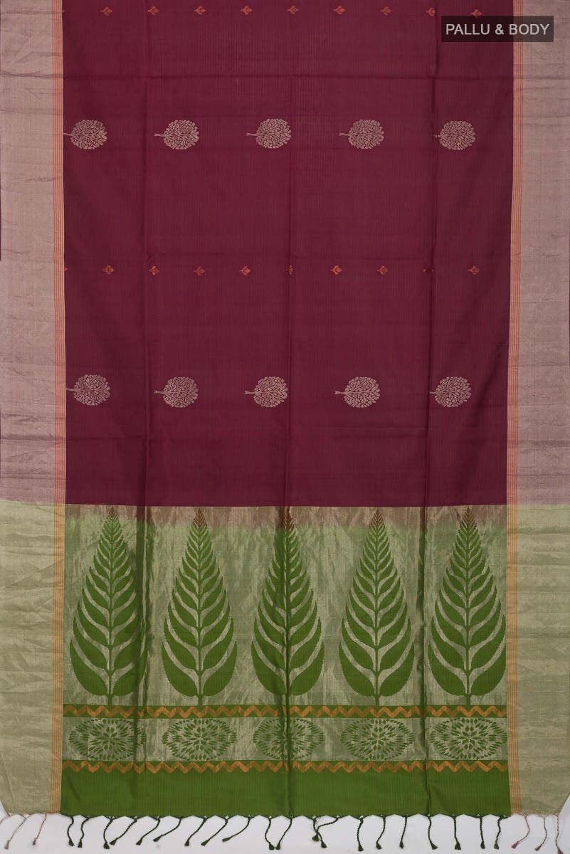 Brown Soft Silk Saree