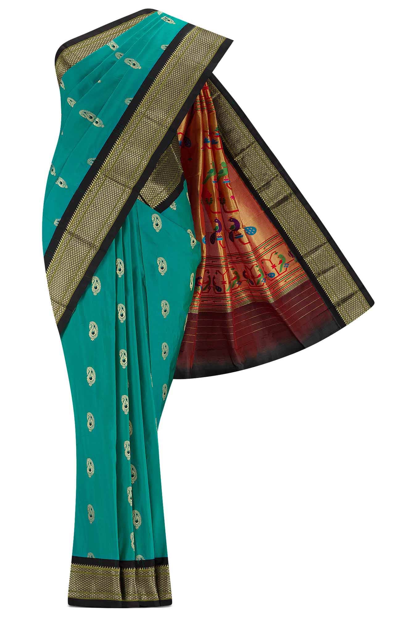 Blue Paithani Silk Saree