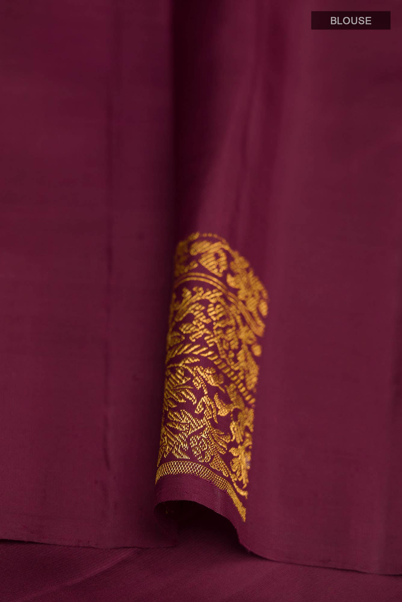 Pushpanjali-Maroon Kanchipuram Silk Saree