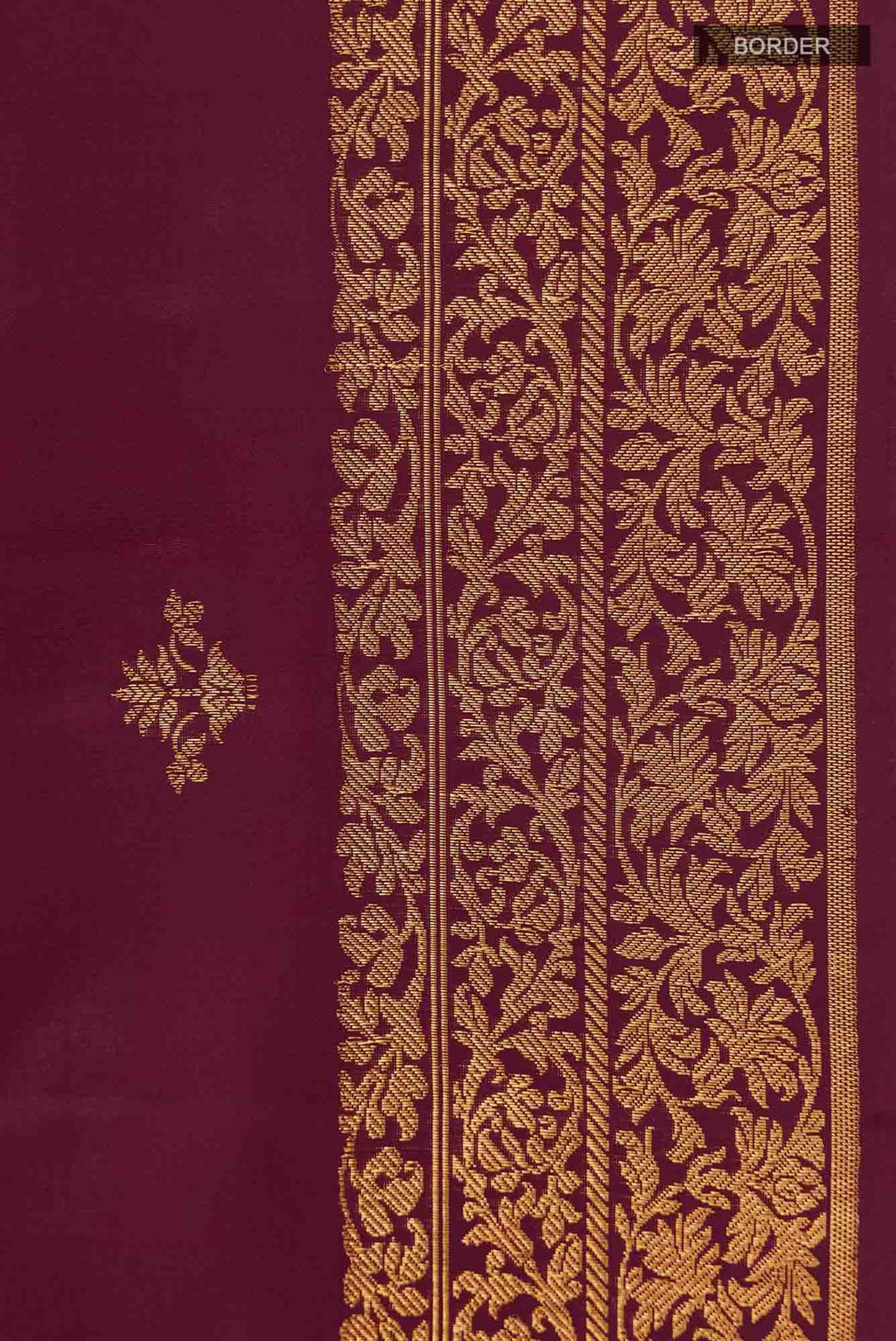 Pushpanjali-Maroon Kanchipuram Silk Saree