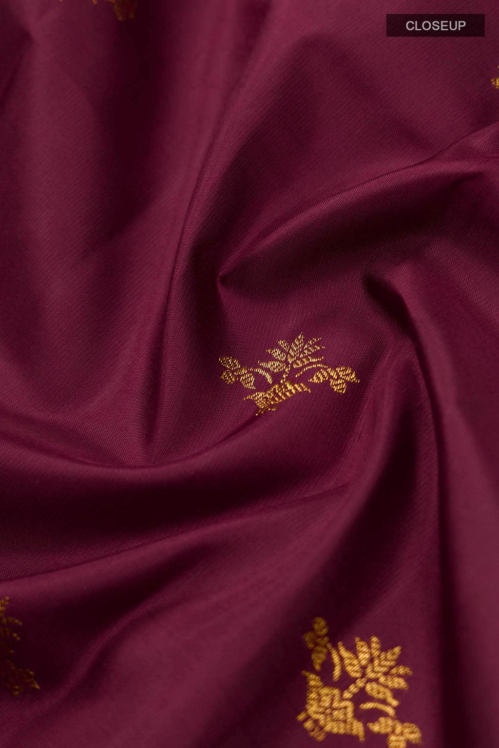 Pushpanjali-Maroon Kanchipuram Silk Saree