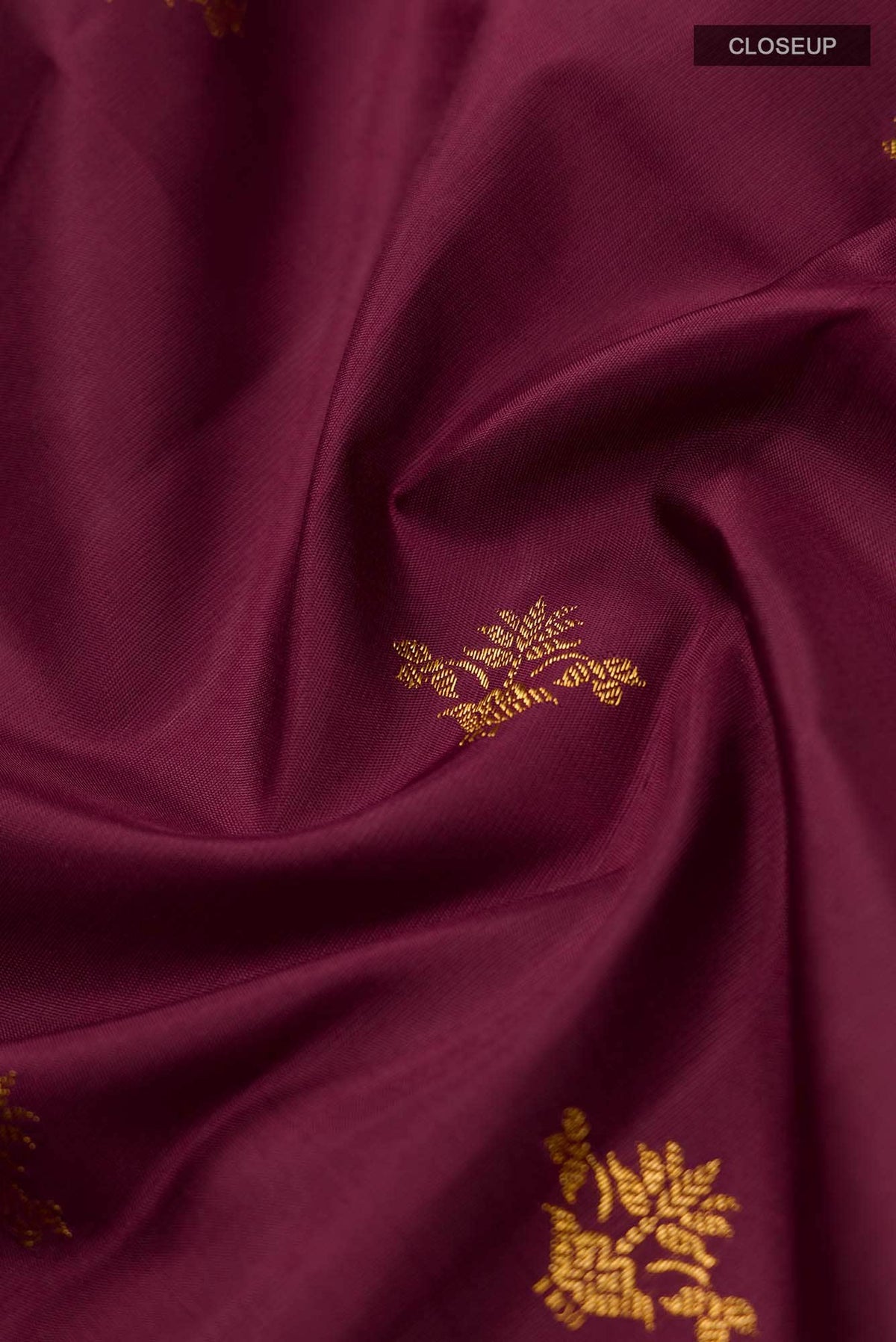 Pushpanjali-Maroon Kanchipuram Silk Saree