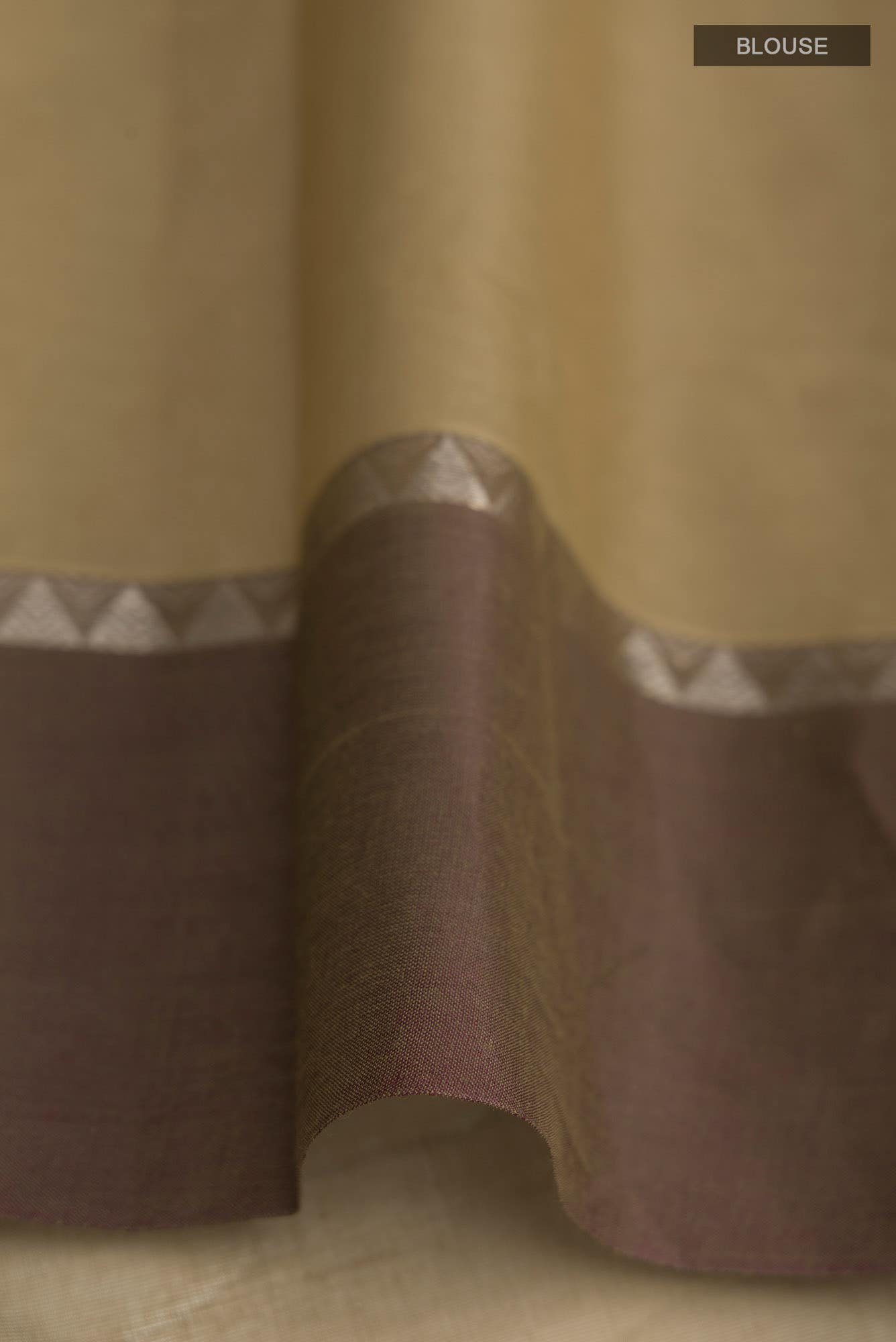 Brown Kanchi Cotton Saree