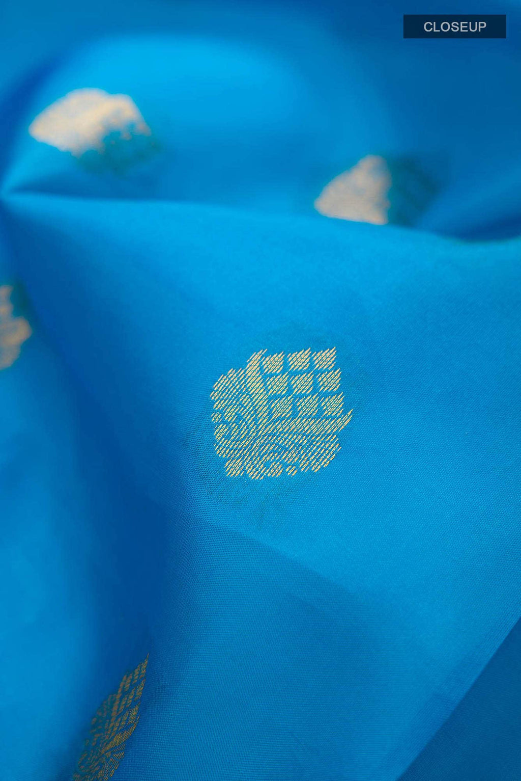 Blue Kanchipuram Silk Saree