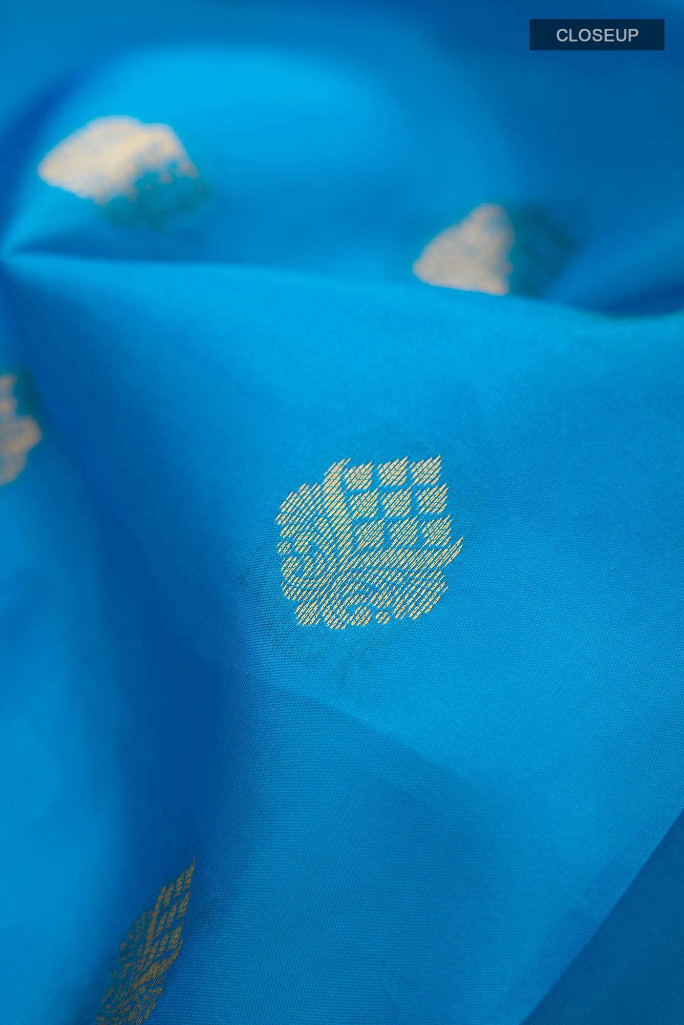 Blue Kanchipuram Silk Saree