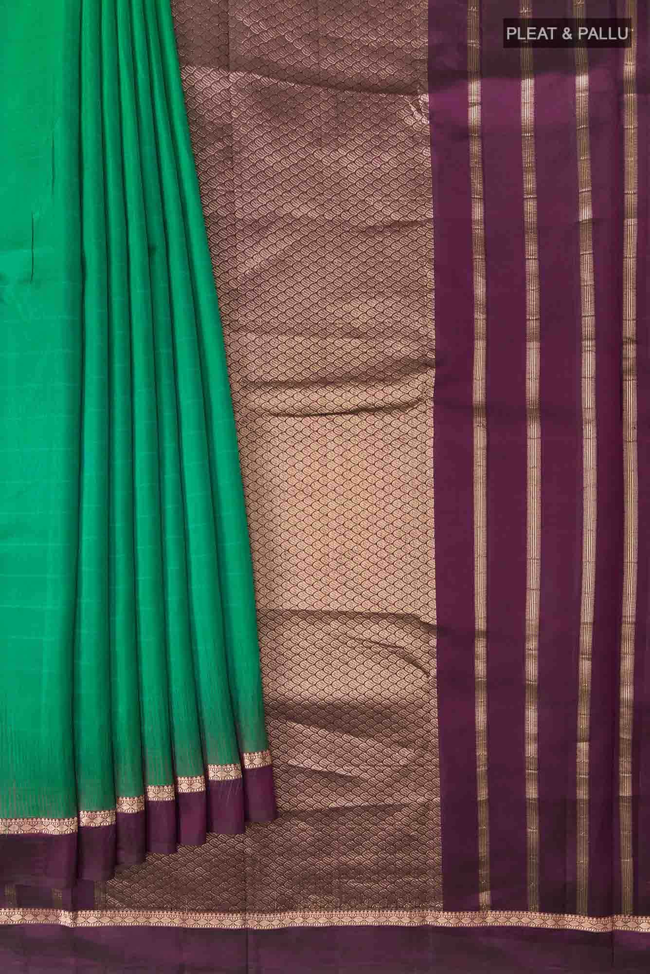 Green Kanchipuram Silk Saree