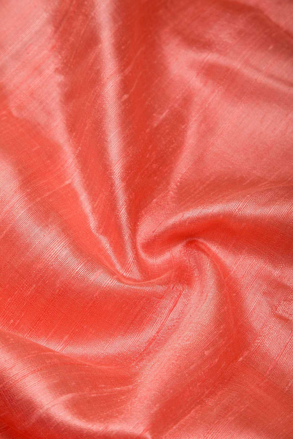 Gina-Peach Bhagalpuri Tussar Silk Saree
