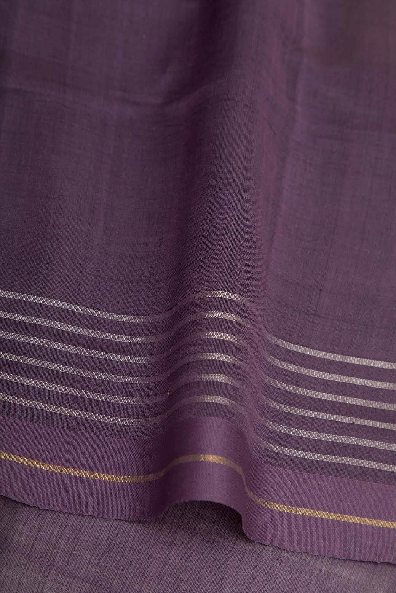 Bhavi-Magenta Bhagalpuri Tussar Silk Saree