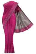Bhavi-Magenta Bhagalpuri Tussar Silk Saree