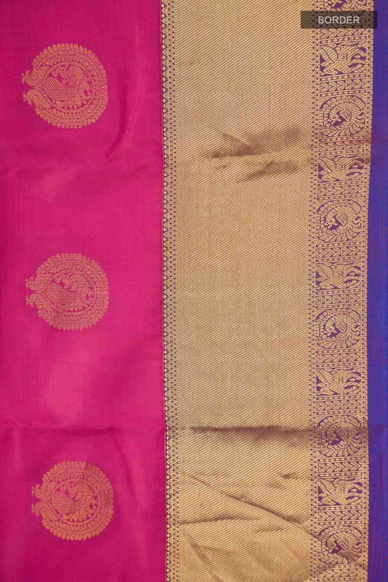 Pink Kanchipuram Silk Saree
