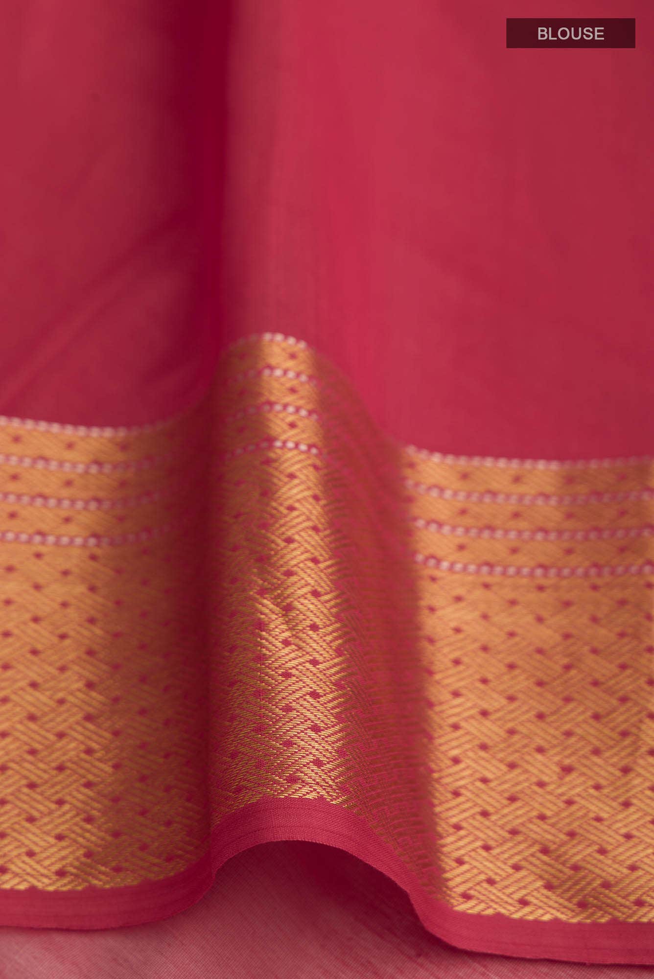 Pink Maheshwari Silk Cotton Saree